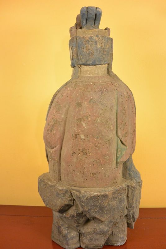 Chinesische Holzstatue Buddha 5