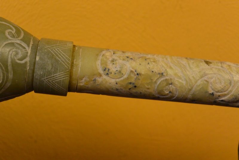 Chinesische Pinsel Jade Kalligraphie 3