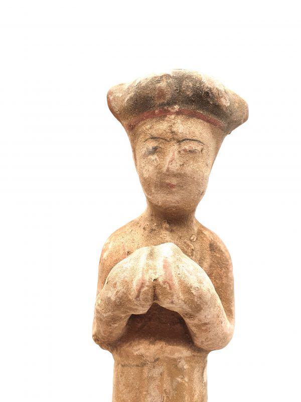 Chinesische Terra Cotta Statue Becken 3