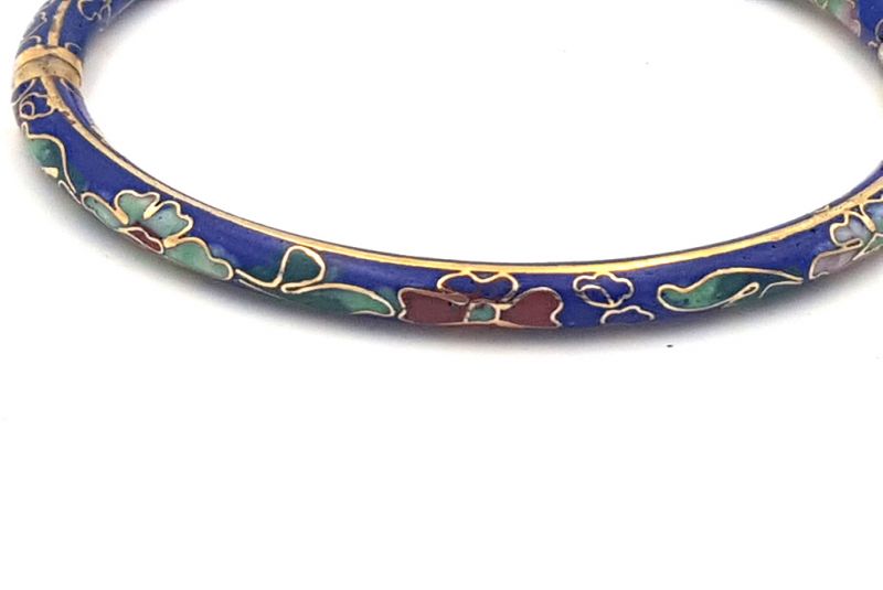 Cloisonné Armband Blau 2