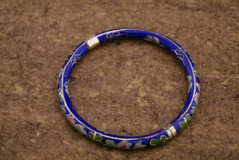 Cloisonné Armband Blau 2