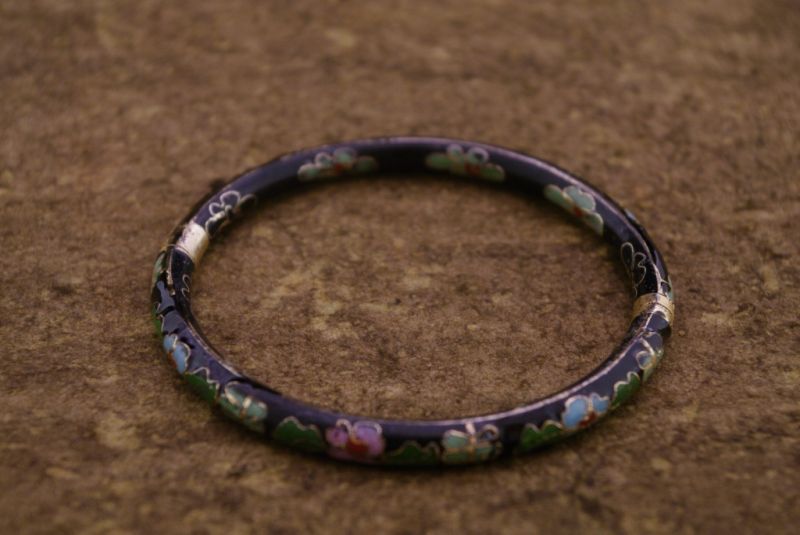 Cloisonné Armband Schwarz 3