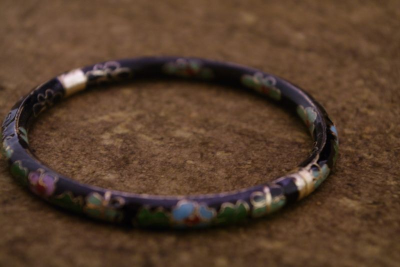 Cloisonné Armband Schwarz 4