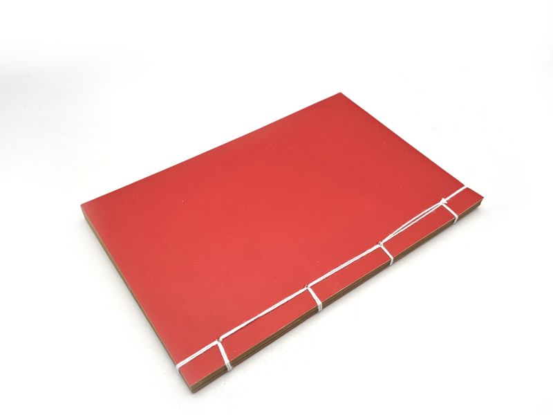 Cuaderno de caligrafía - Papel de arroz - Rojo - formato A5 4