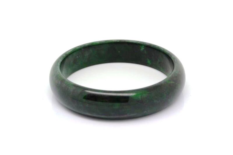 Dunkelgrünes Jade Armband 3