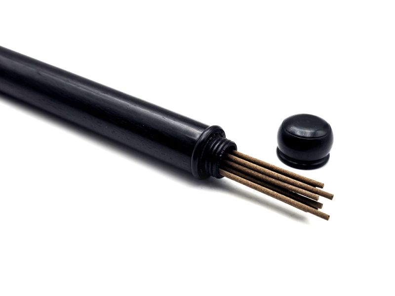 Ebony incense holder - Ideal for transport 2