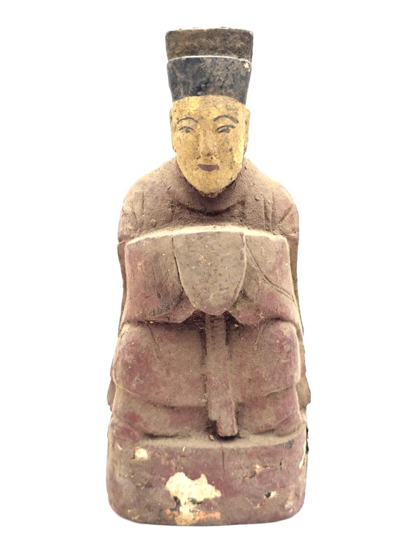 Estatuilla de Mandarín Ancestral - Arte Sacro Chino 1