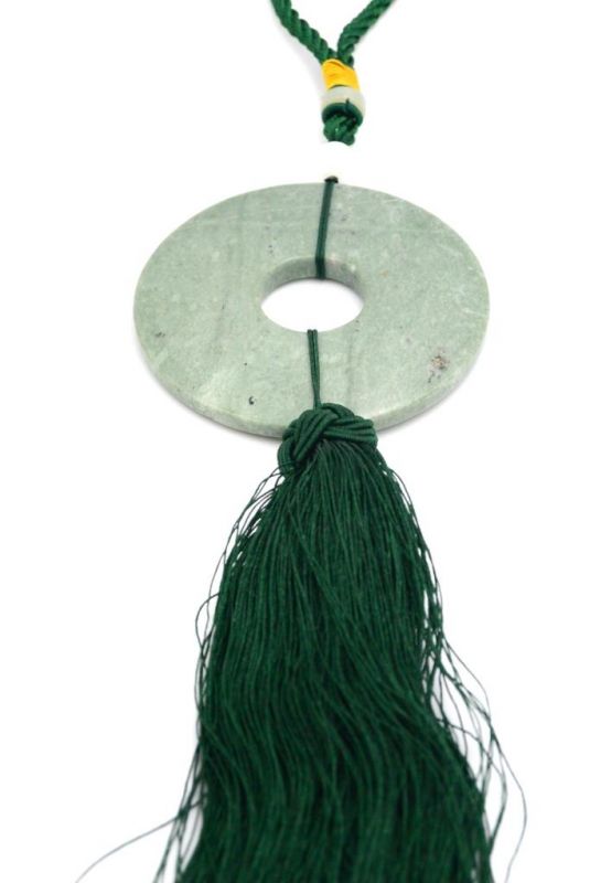 Feng Shui Chic Jade Tassel Green 2