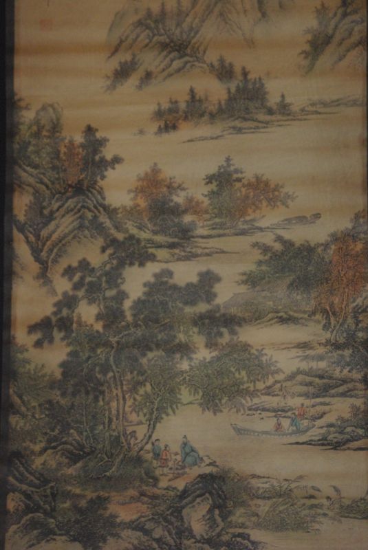 Gemäle auf Chinesischer Rolle Landschaft 3