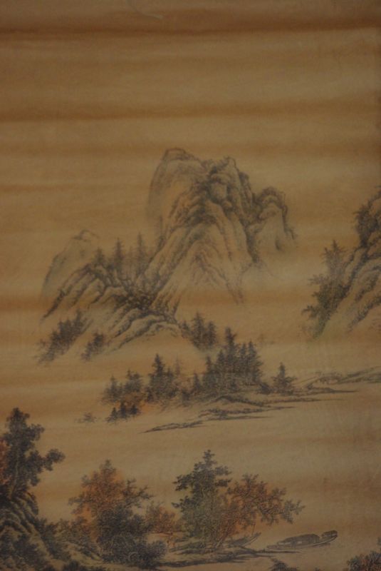 Gemäle auf Chinesischer Rolle Landschaft 4