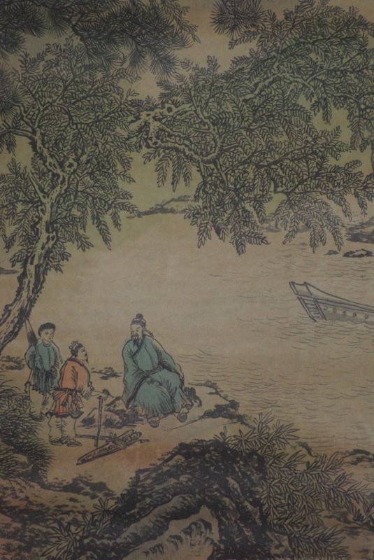 Gemäle auf Chinesischer Rolle Landschaft 5