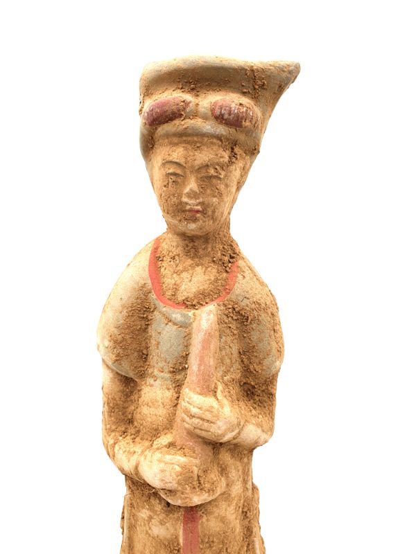 Gran Estatua de terracotta - Dinastía Tang - Flauta 2