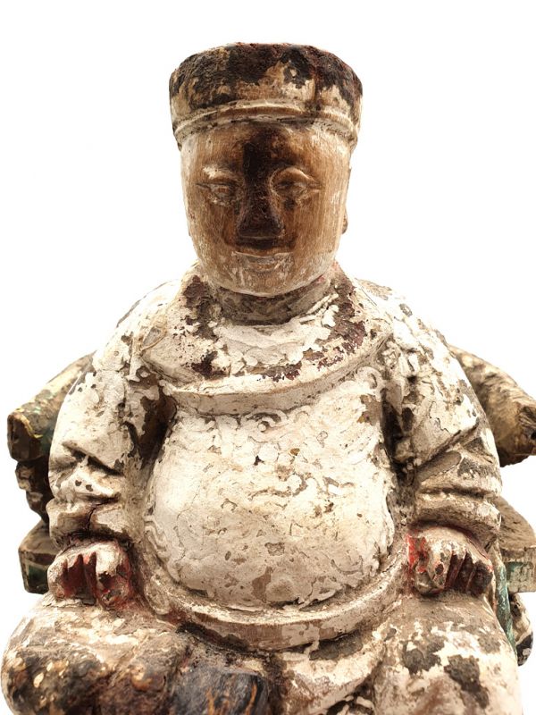 Grosse alte chinesische Statue Mandarin 2