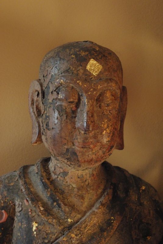 Grosse Buddha aus Holz China 2