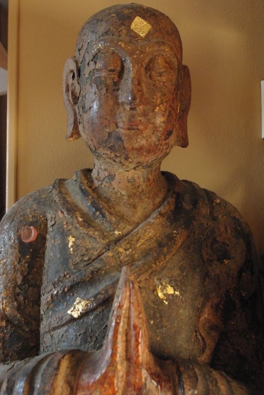 Grosse Buddha aus Holz China 5