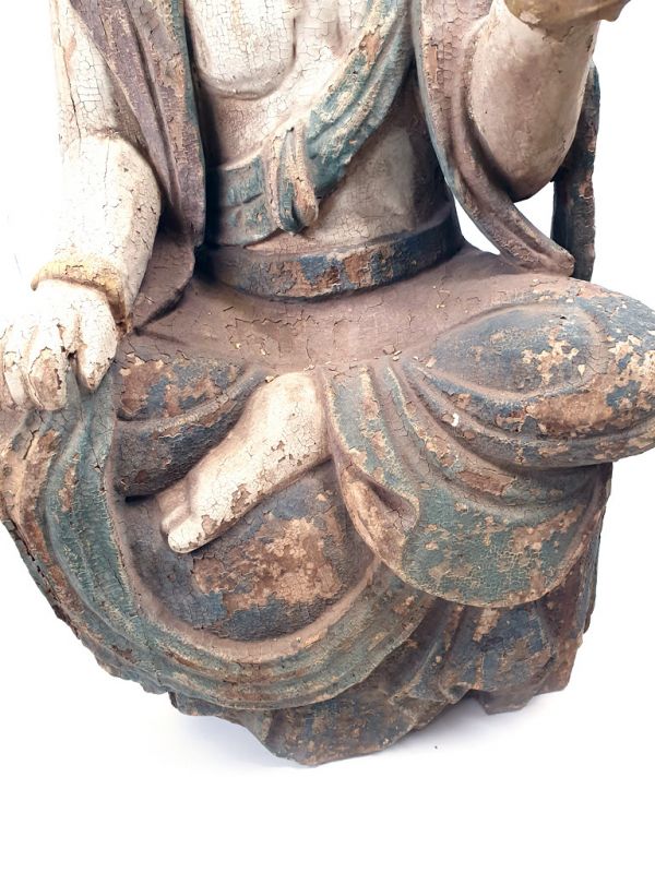 Große chinesische Holzstatue - Göttin Guanyin 3