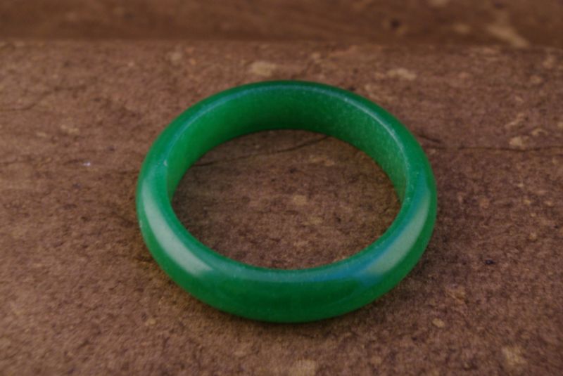 Grosse grüne Jade Armreif 2