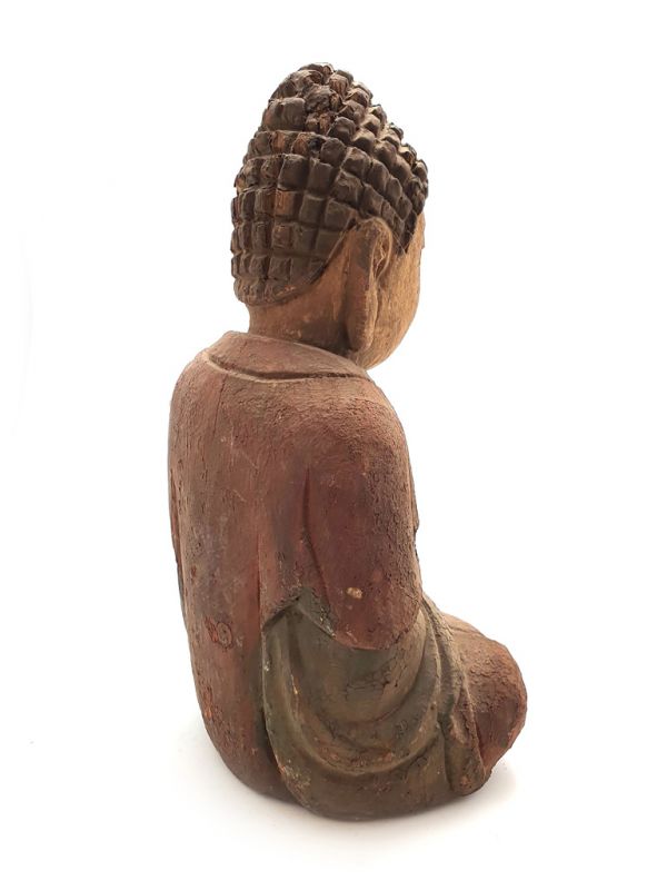 Holz-Buddha 4