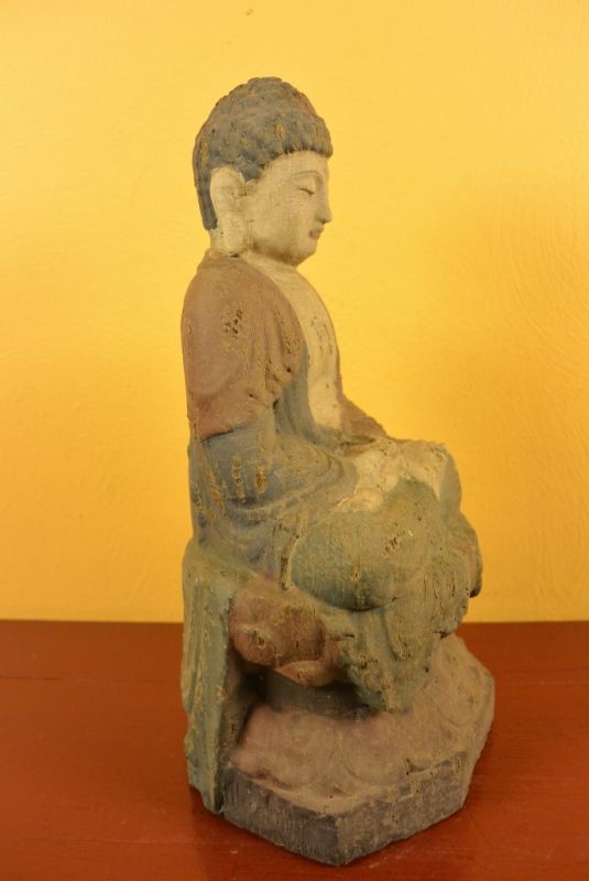 Holz-Buddha 4