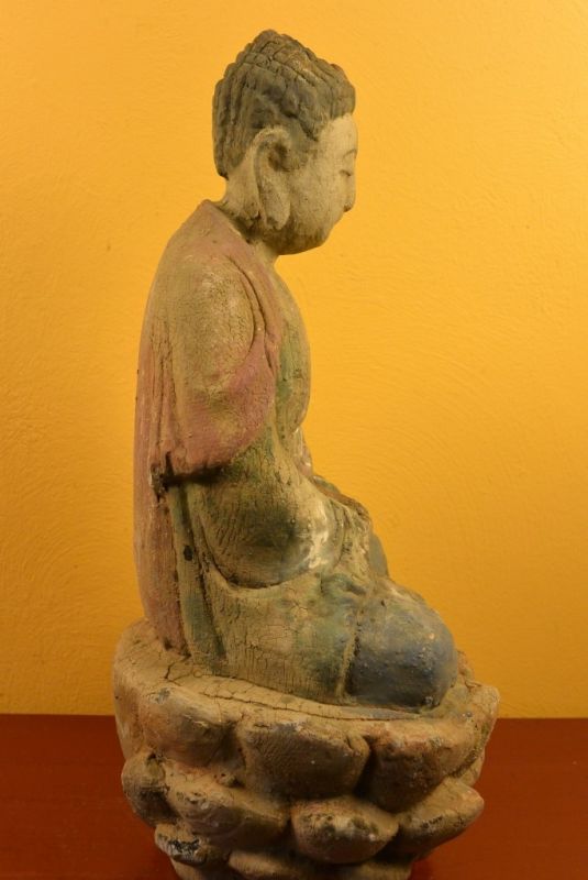 Holz-Buddha 4