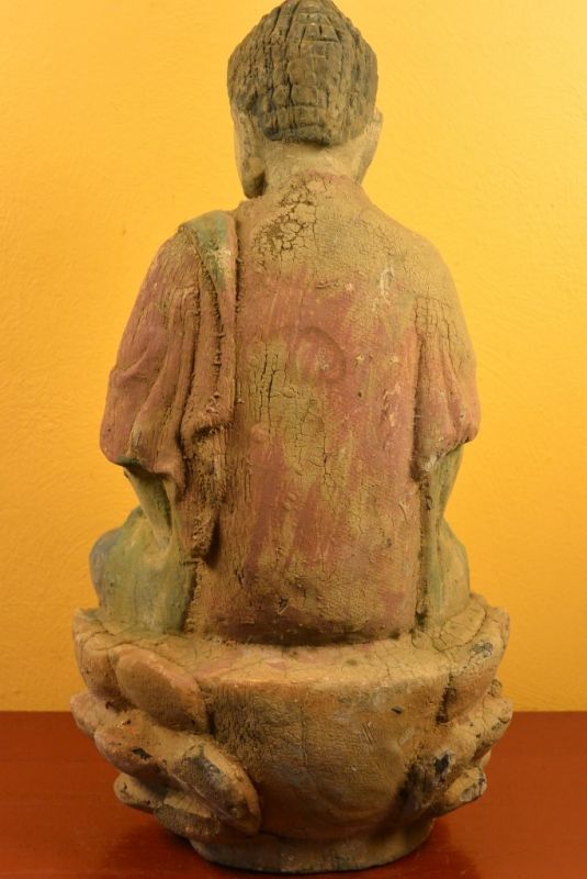 Holz-Buddha 5