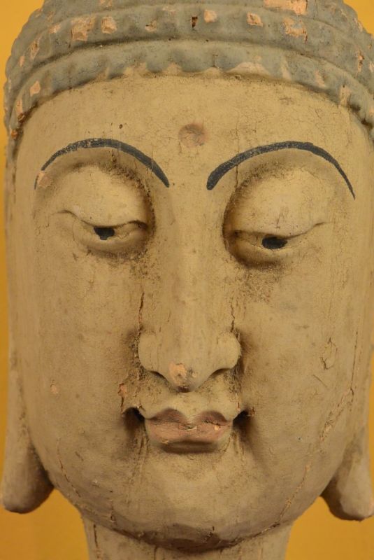 Holz-Buddha-Kopf 3