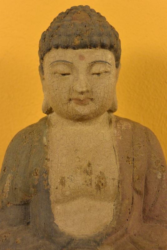 Holz Statuetten aus China Buddha 2