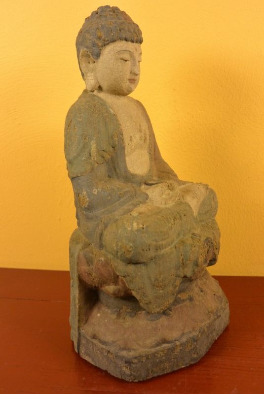 Holz Statuetten aus China Buddha 3