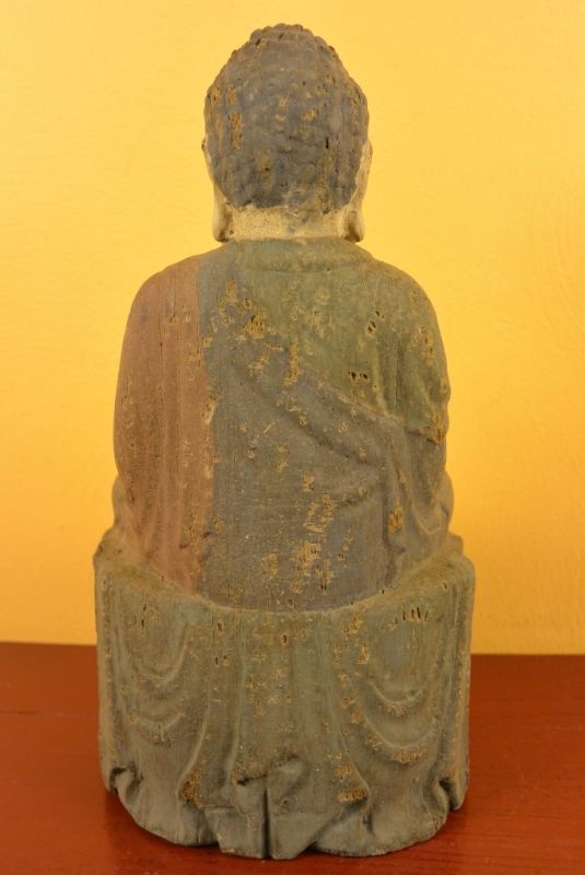 Holz Statuetten aus China Buddha 4