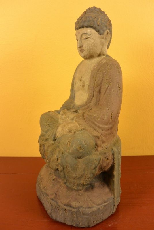 Holz Statuetten aus China Buddha 5