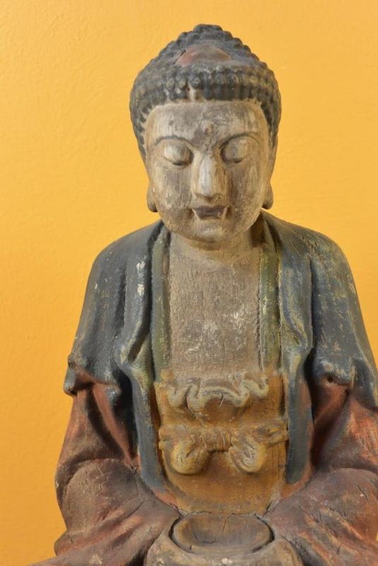 Holz Statuetten aus China Buddha 2