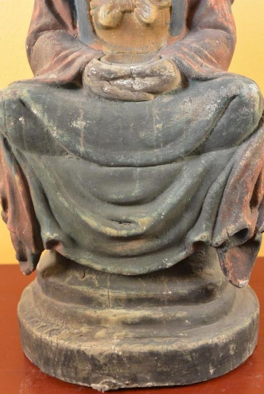 Holz Statuetten aus China Buddha 3