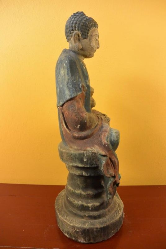 Holz Statuetten aus China Buddha 4