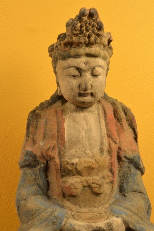 Holz Statuetten aus China Göttin Guanyin 2