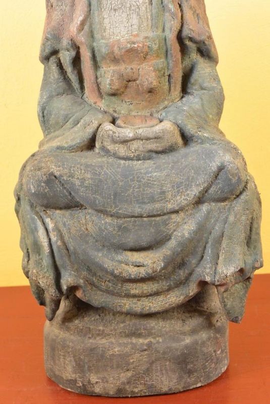 Holz Statuetten aus China Guan Yin 3