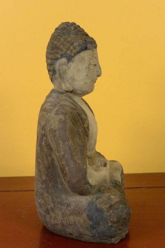 Holz Statuetten aus China - Kleine Buddha 4