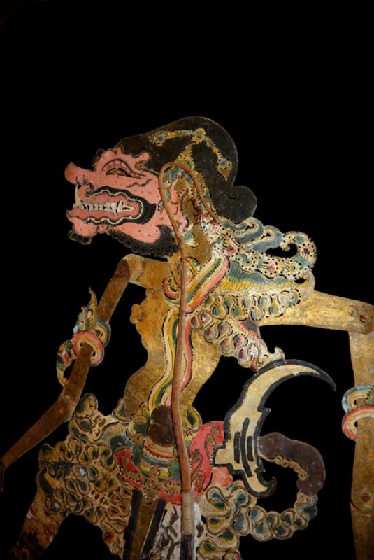 Indonesische Schattentheater Wayang Kulit - Patih Arya Sakuni 2