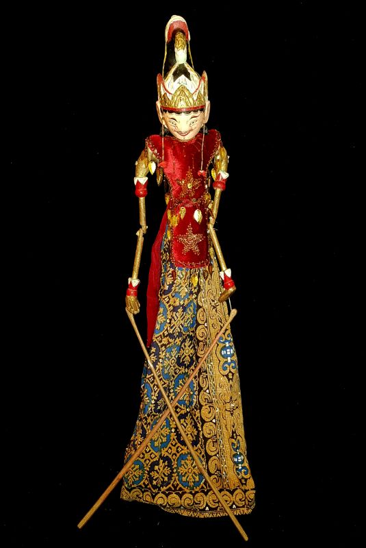 Indonesische Stabpuppenspiel Wayang Golek Arjuna 2