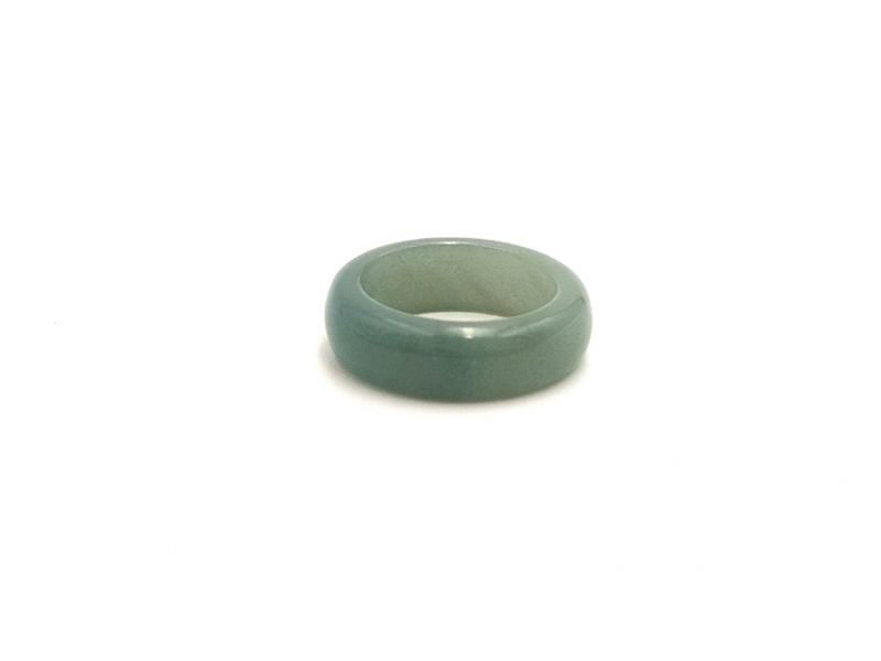 Jade Ring Durchscheinend Grün - Größe 16 2