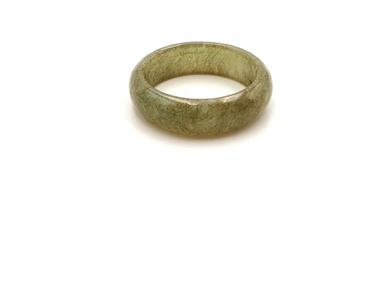 Jade Ring Durchscheinend Grün - Größe 20.5 2