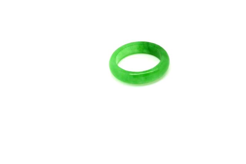 Jade Ring Grün - Größe 17,5 - Durchscheinend Grün 2