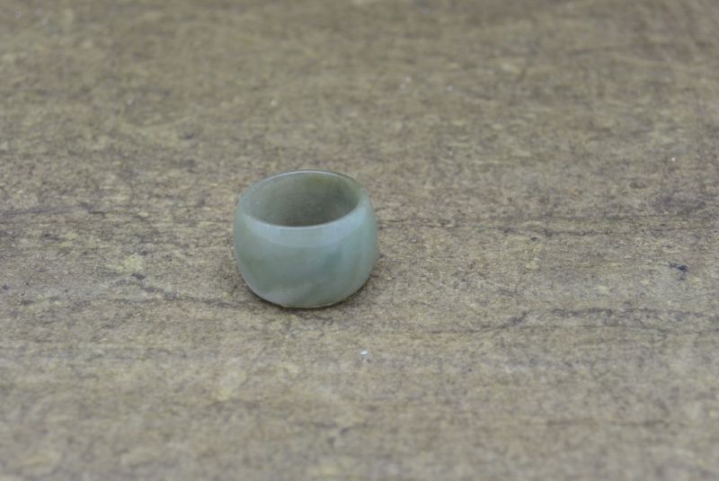 Jade Ring Grün Größe 19,5 2