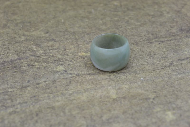 Jade Ring Grün Größe 19,5 3