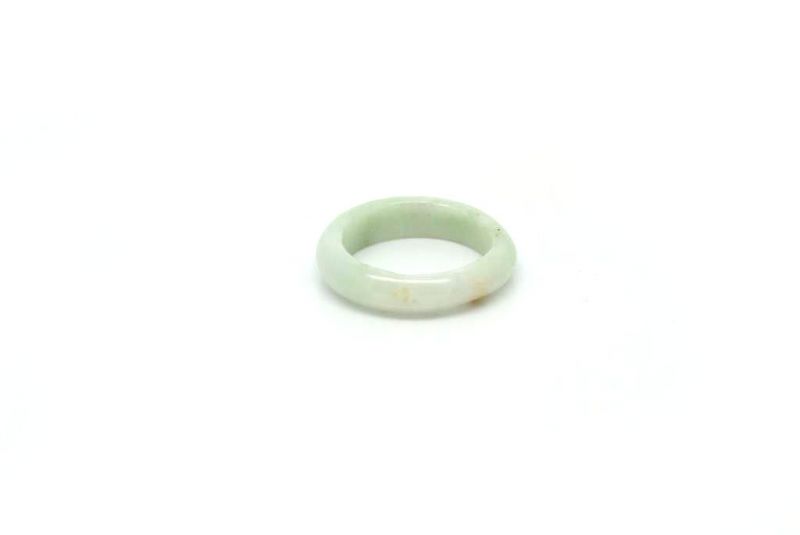 Jade Ring Weißer Größe 20,25 5