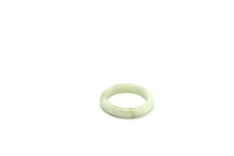 Jade Ring Weißer Größe 21,25 5