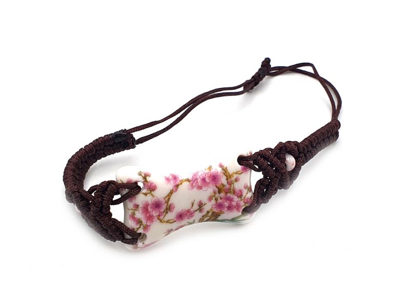 Keramik Schmuck - Blumen von China Kollektion - Armband - Kirschbaum 3