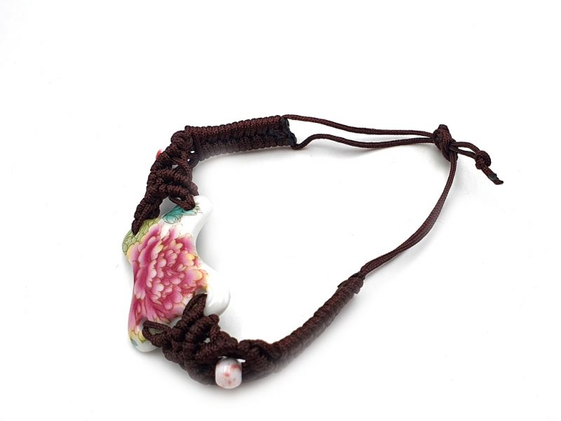 Keramik Schmuck - Blumen von China Kollektion - Armband - Pfingstrose 2 4