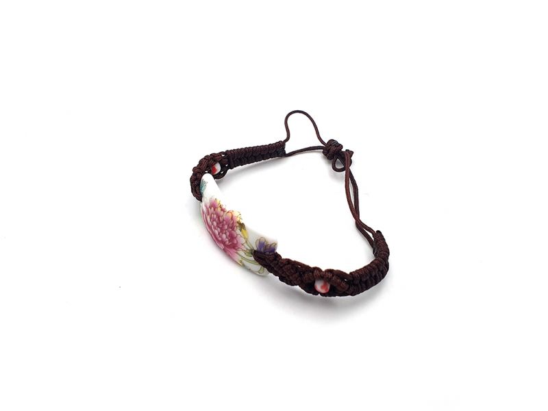 Keramik Schmuck - Blumen von China Kollektion - Armband - Pfingstrose 2