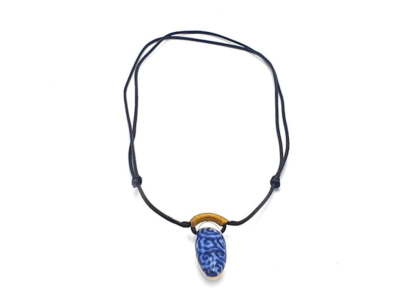 Keramik Schmuck Paradise Kollektion Halskette Tibetische Wolke - Tropfen 4