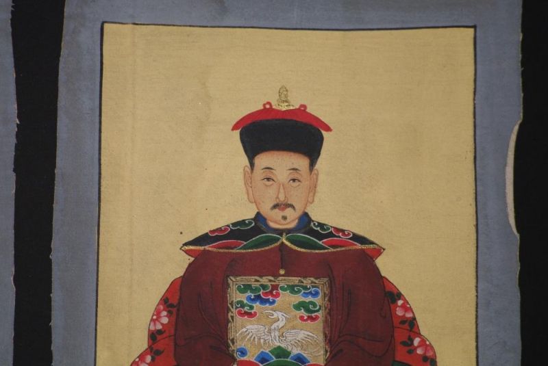 Kleine Chinesische Kaiser - Qing Dynastie - Dunkelrot 4